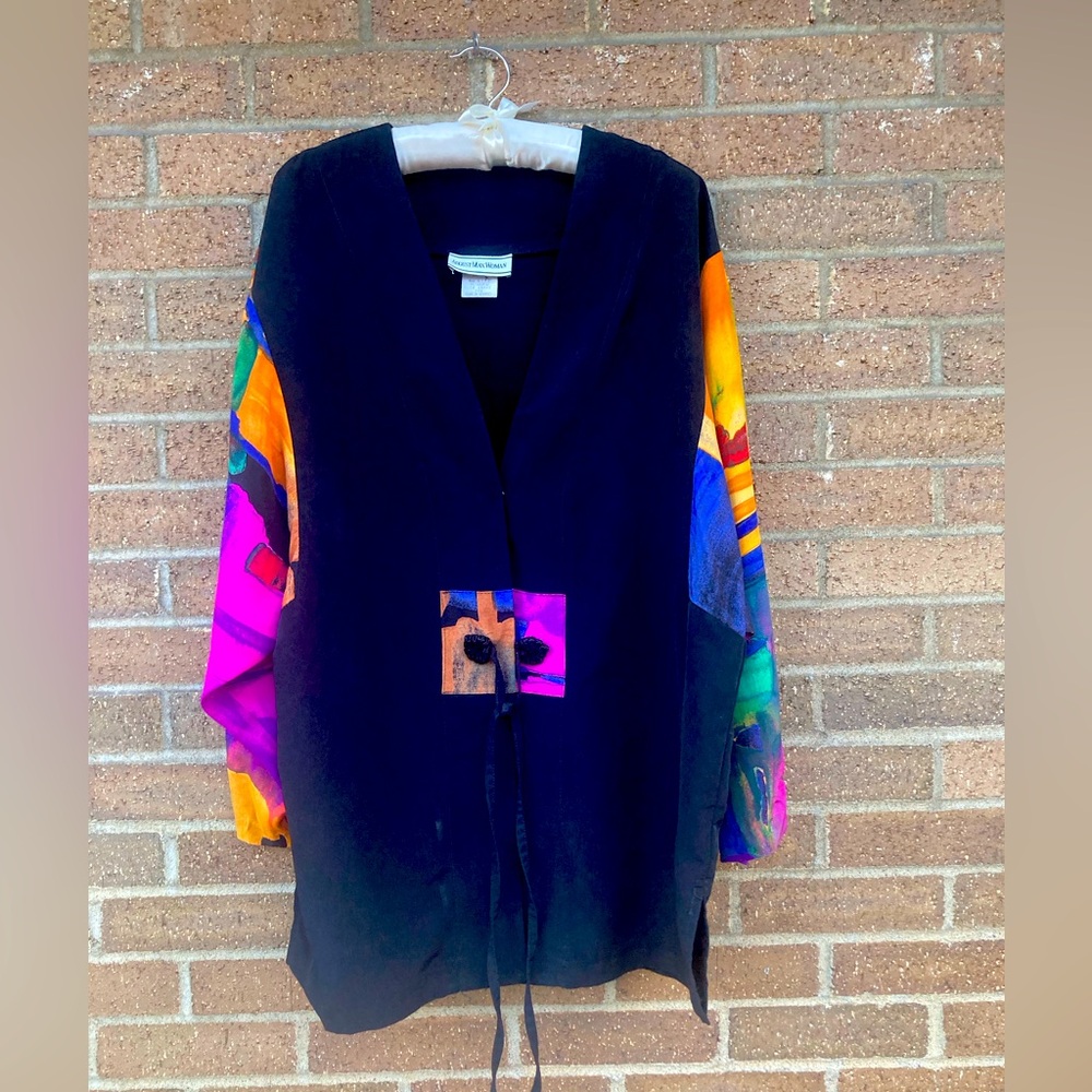 Vintage 80’s, August Max Woman, Kimono jacket, 16W